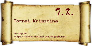 Tornai Krisztina névjegykártya